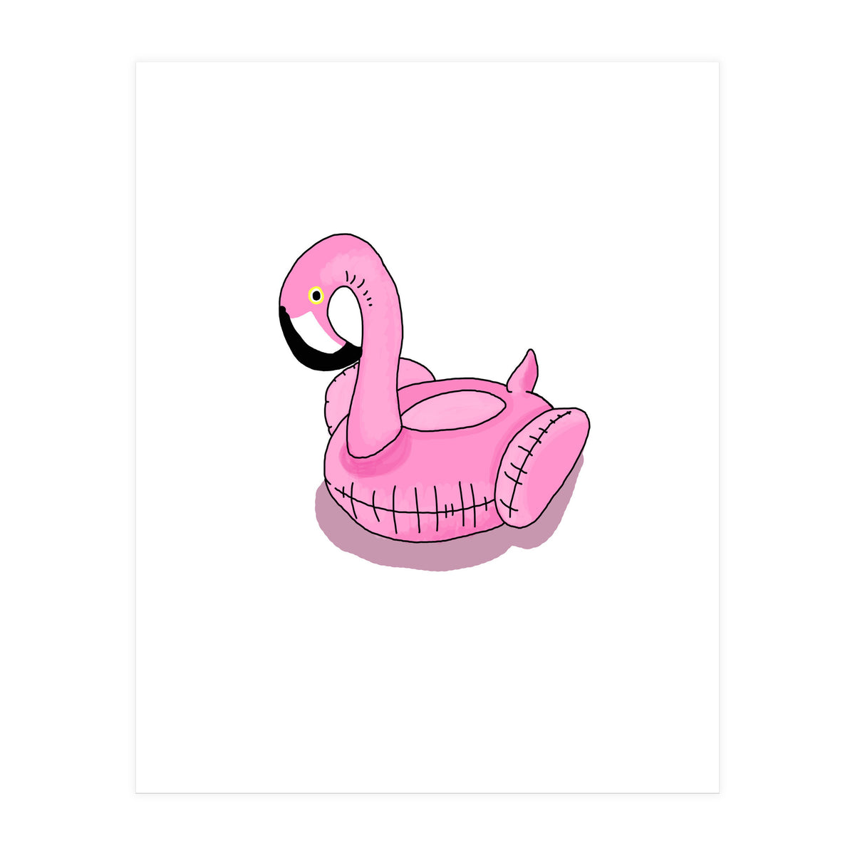 Pool Float Flamingo (Print Only)