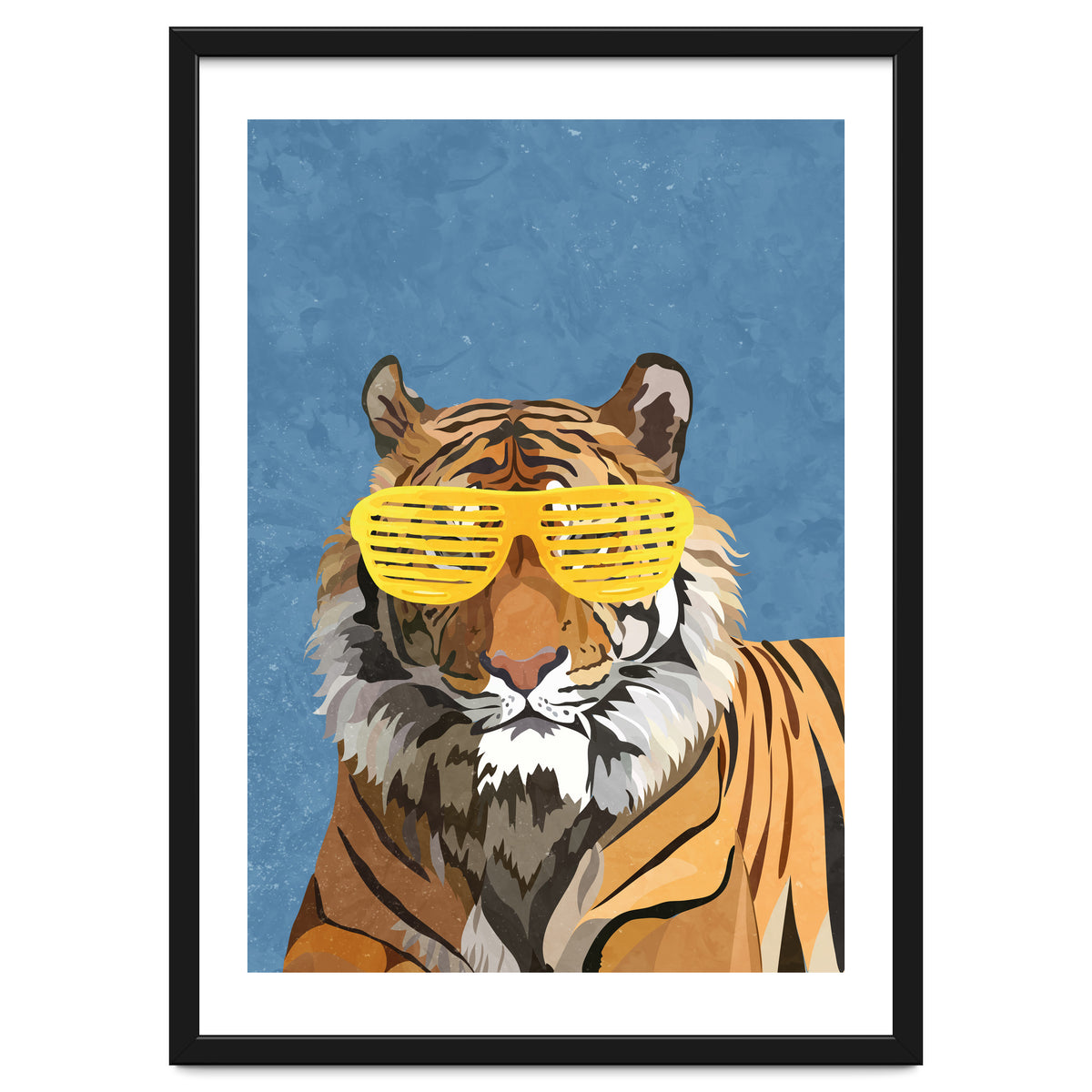 Hip Hop Tiger Yellow and Blue