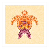 Tropical Sunset Sea Turtle Design (Print Only) thumbnail