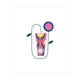 Strange Flower Rgb Cropped White (Print Only) thumbnail