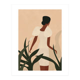 Woman Boho Minimalist Illustration (Print Only) thumbnail