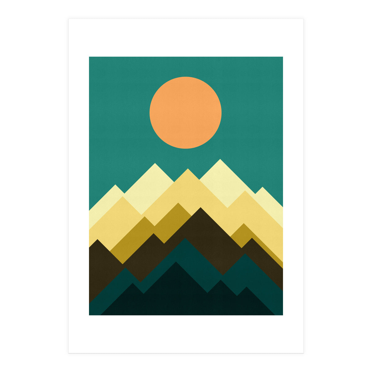 Geometric landscape IV (Print Only)