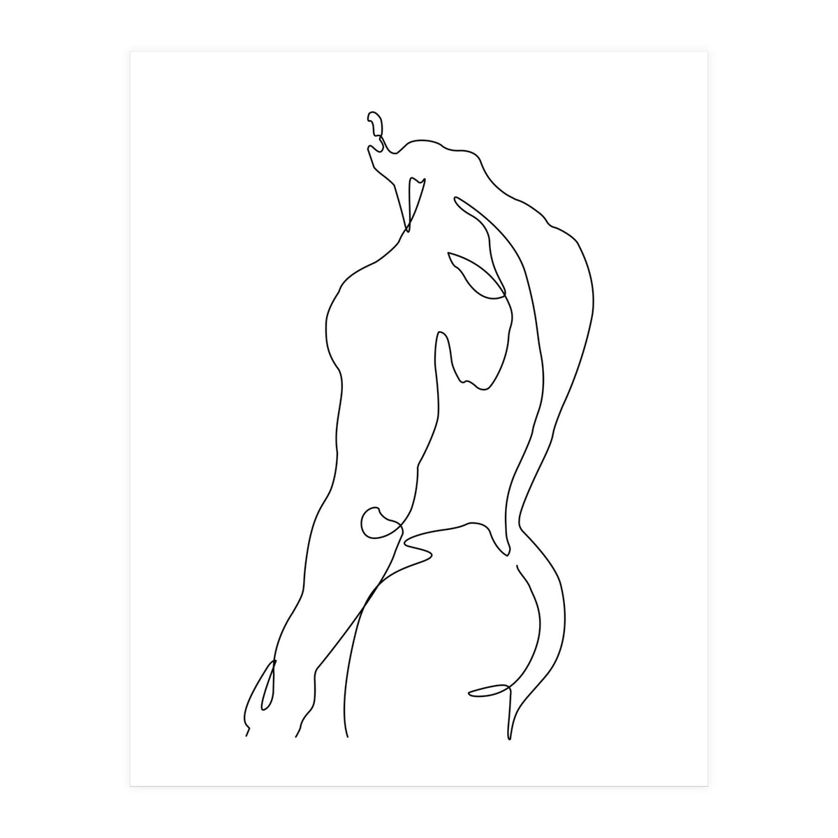 Naked male a (Print Only)