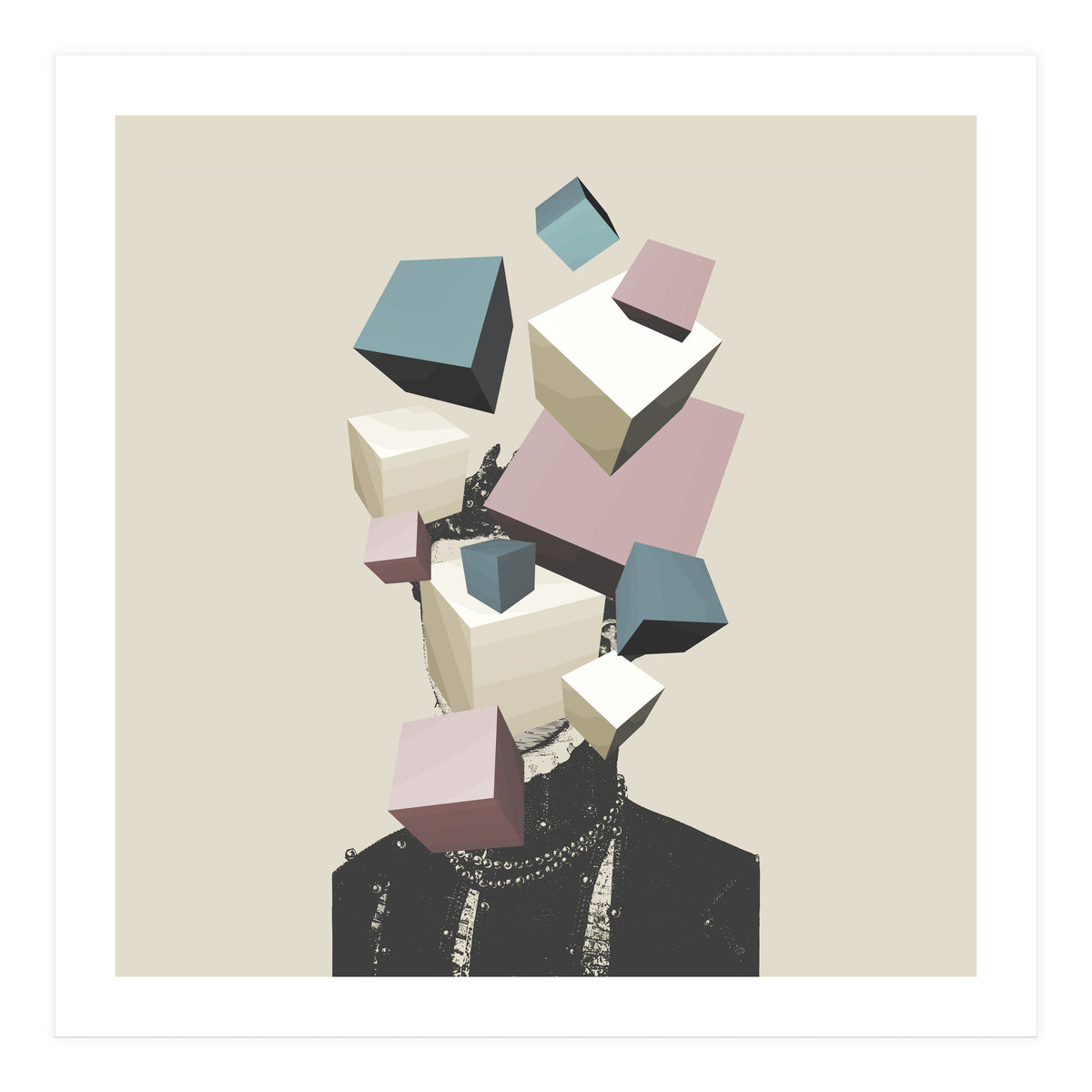 Queen Of Cubes (Print Only)