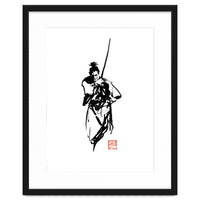 Samurai and sword