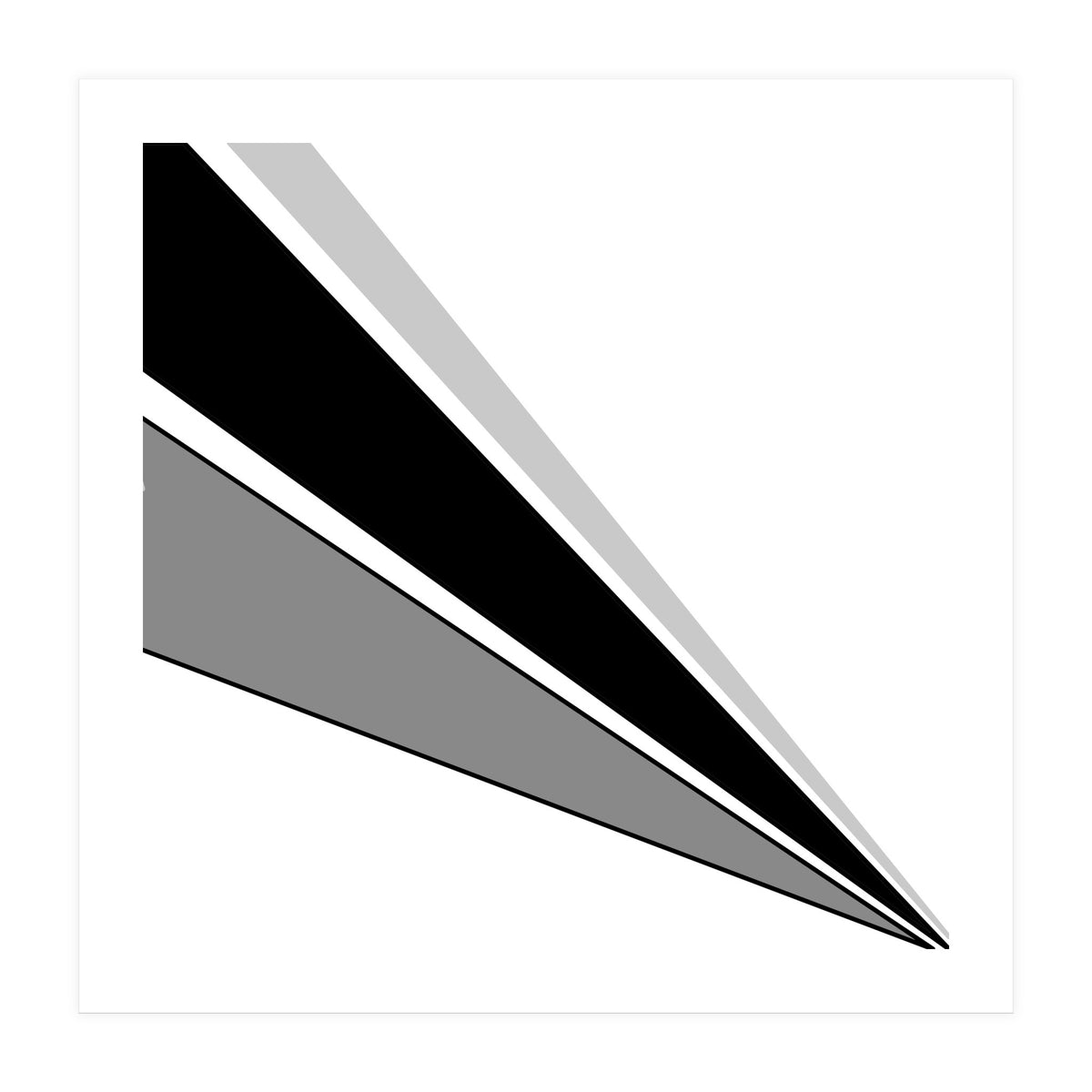 Black And White Escape (Print Only)