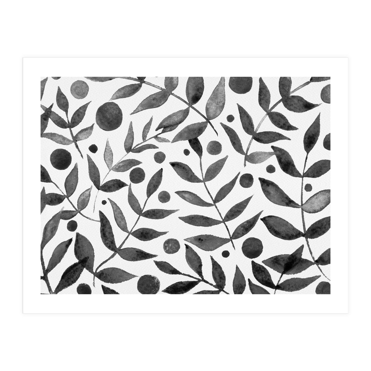 Watercolor Black Branches (Print Only)