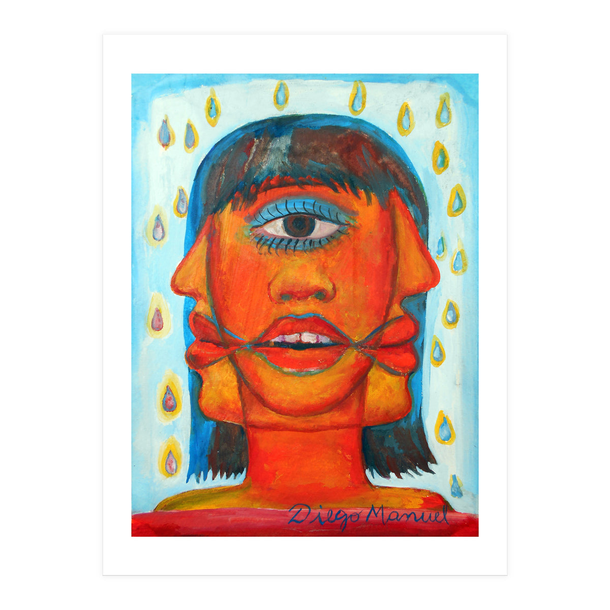 Cabeza De Mujer 4 Nueva (Print Only)