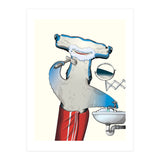 Hammerhead Shark Shaving (Print Only) thumbnail