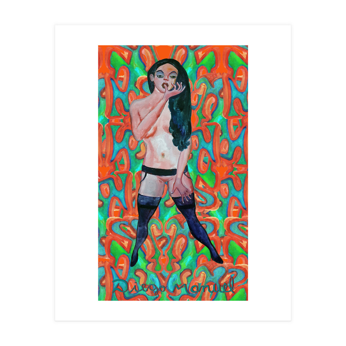 Chica Con Medias 2b (Print Only)