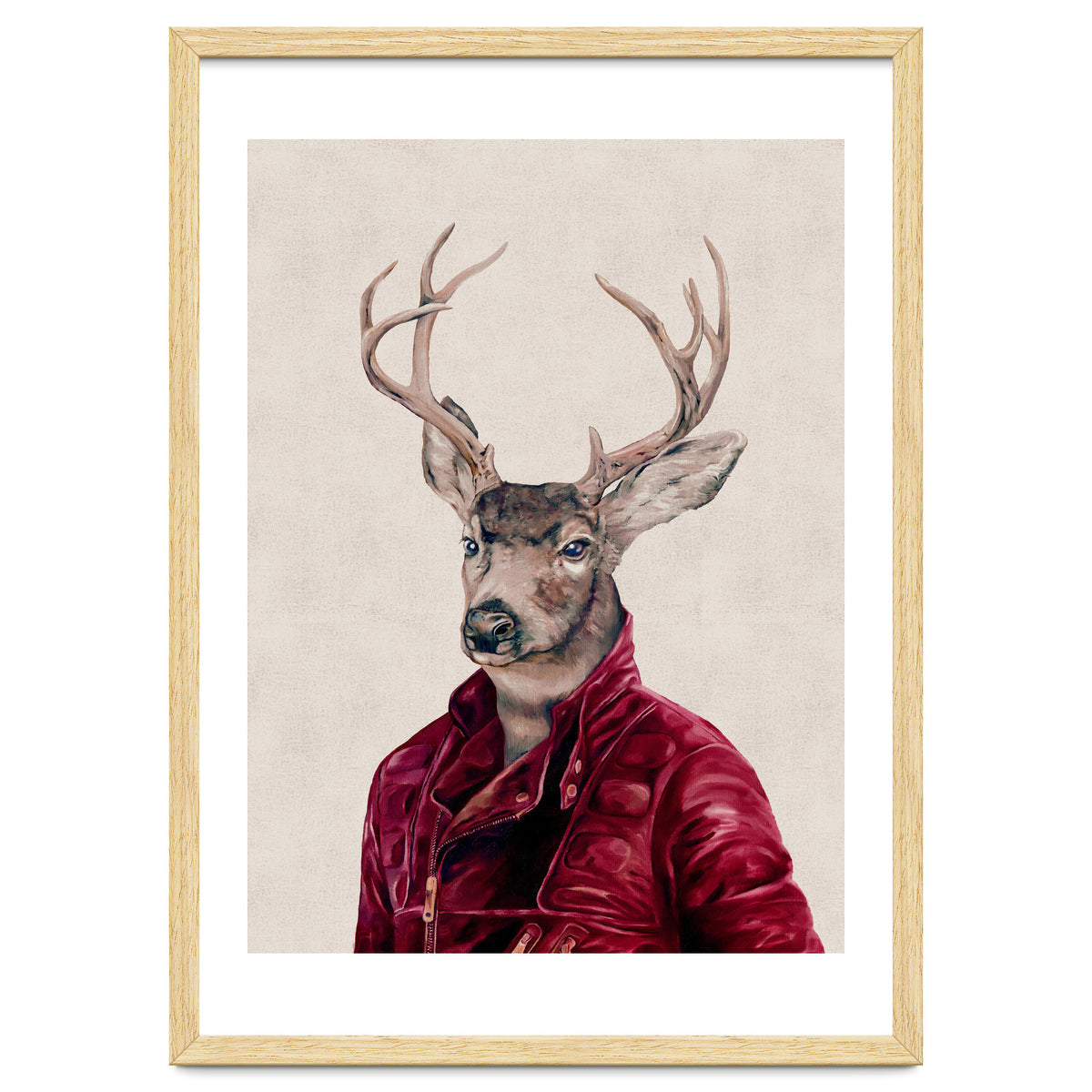 Deer In Leather
