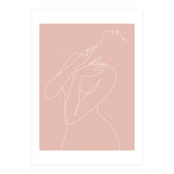 wake woman line-pink (Print Only) thumbnail