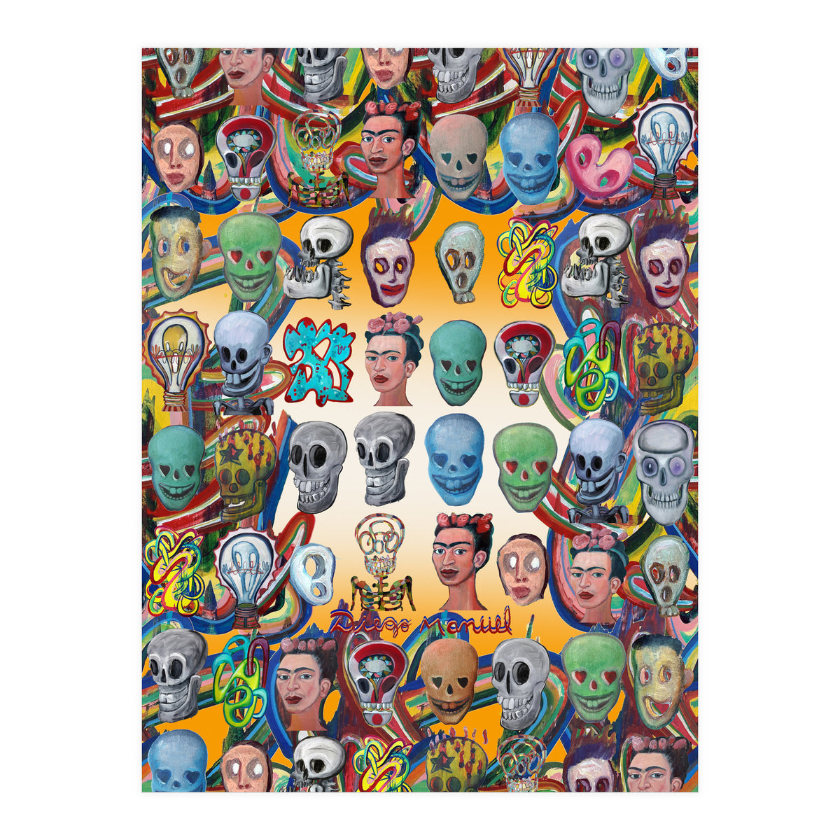 Calaveras Y Graffitis 2 (Print Only)