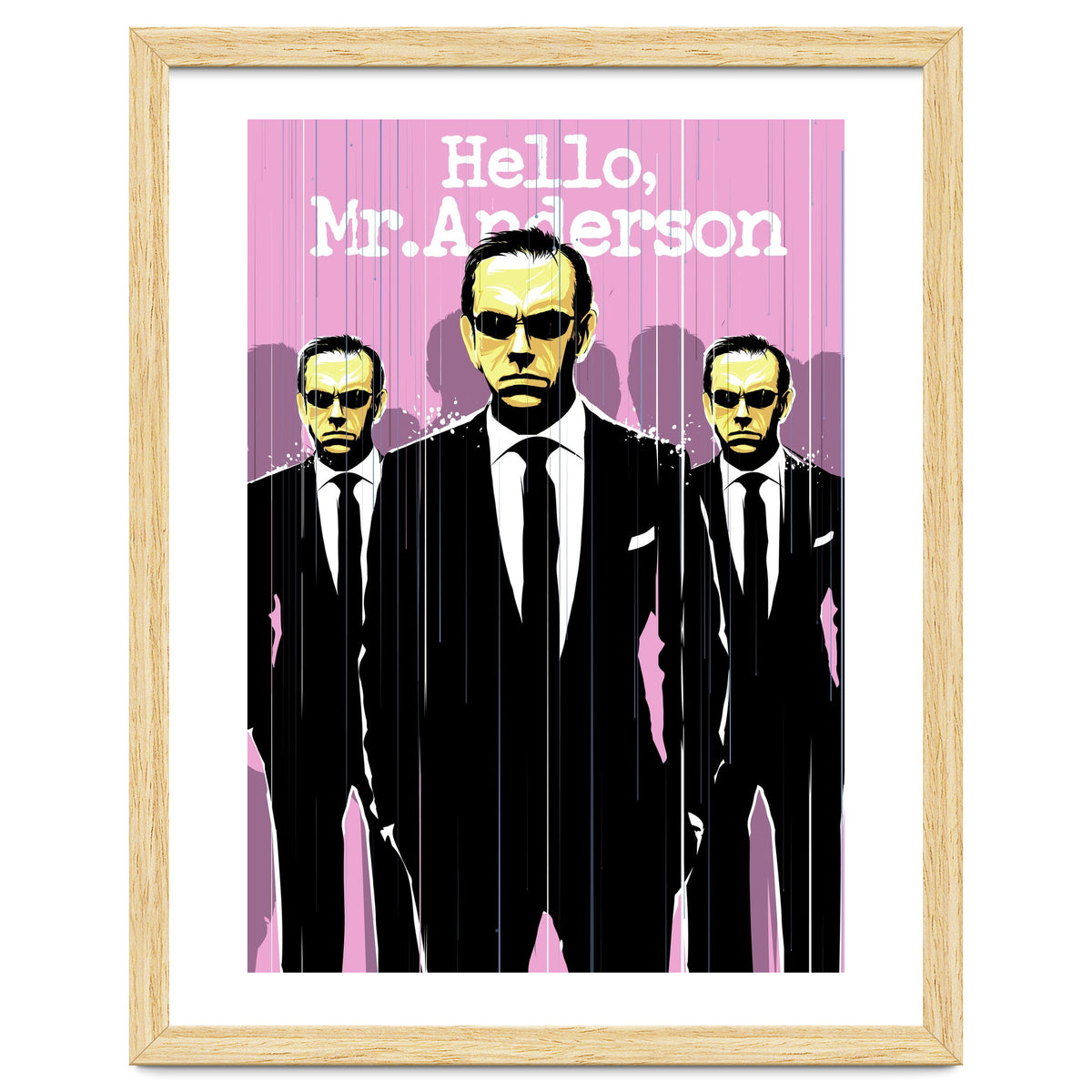 Hello Mr Anderson Matrix movie poster