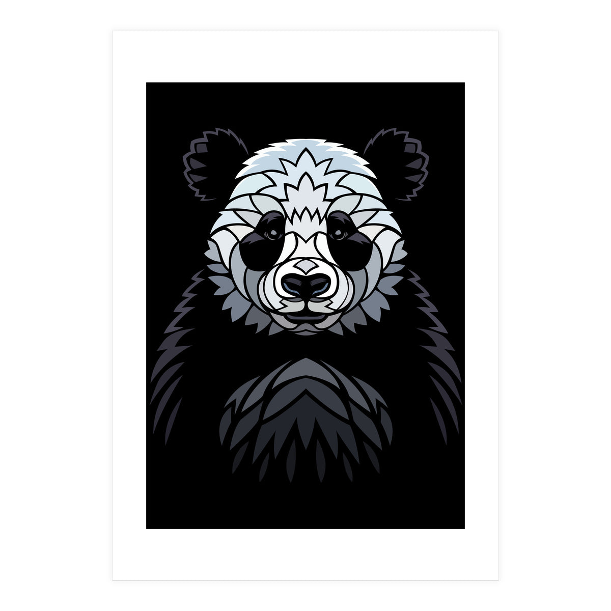 Tribal frontal Panda (Print Only)