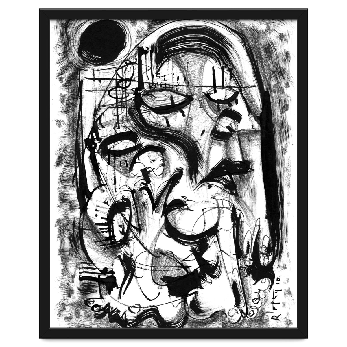 The Witch and Her Sons - b&w