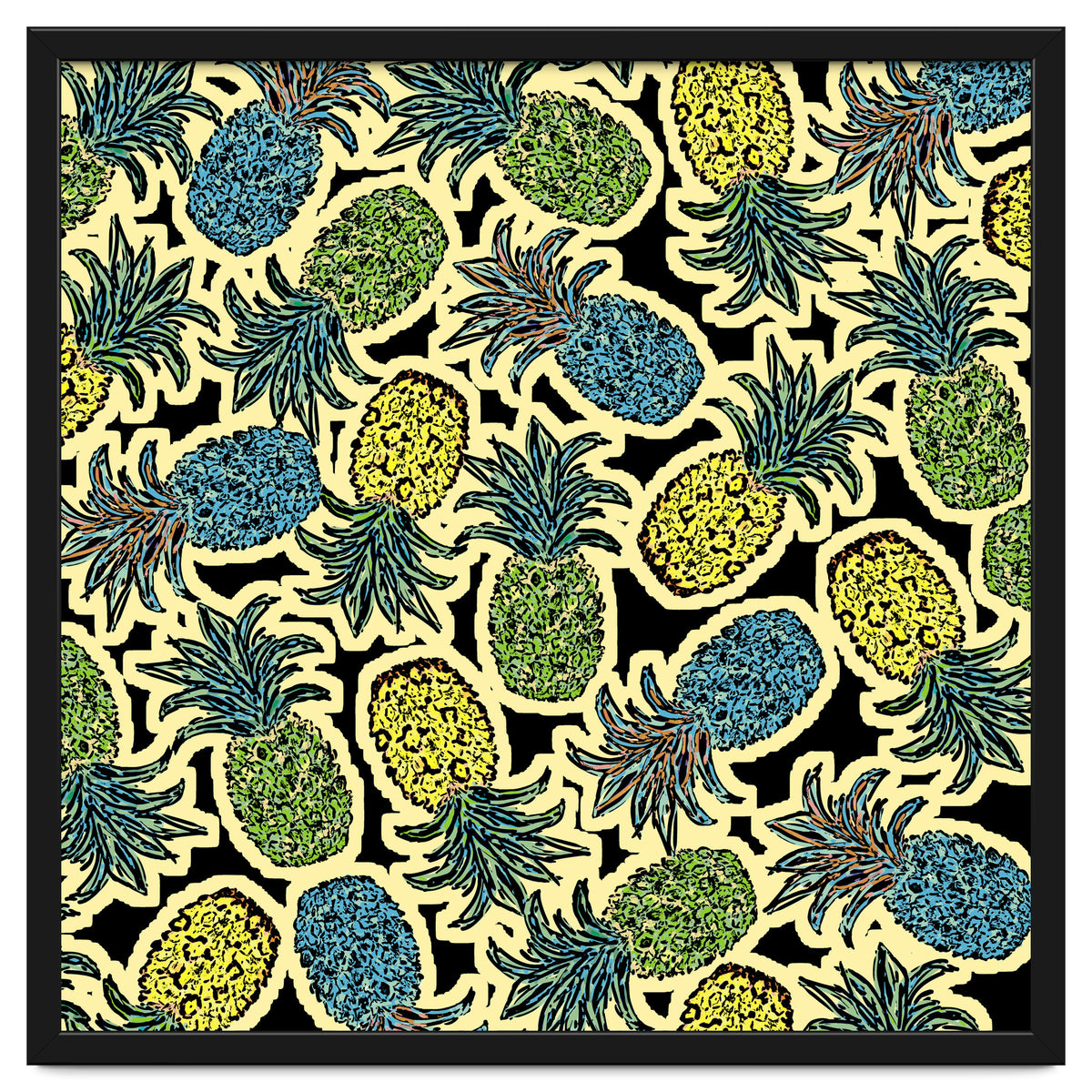 Pineapple Pandemonium Retro Tone