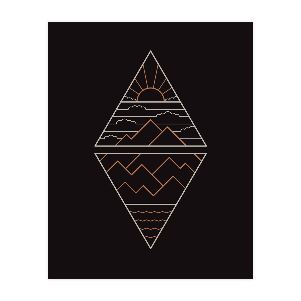 Earth, Air, Fire & Water (Print Only)