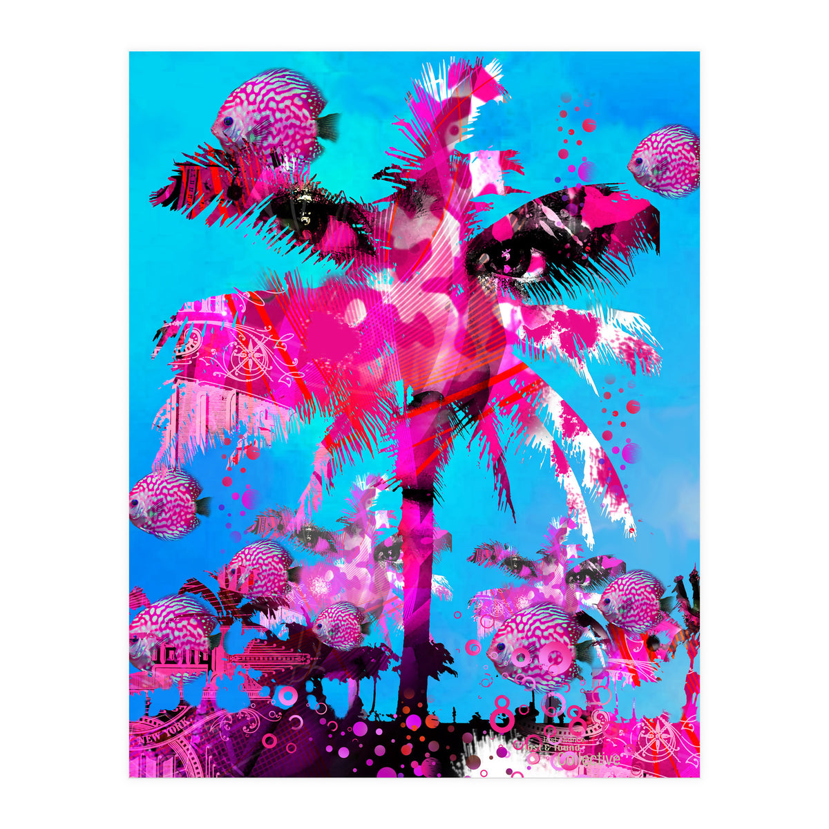 Pink Palm (Print Only)