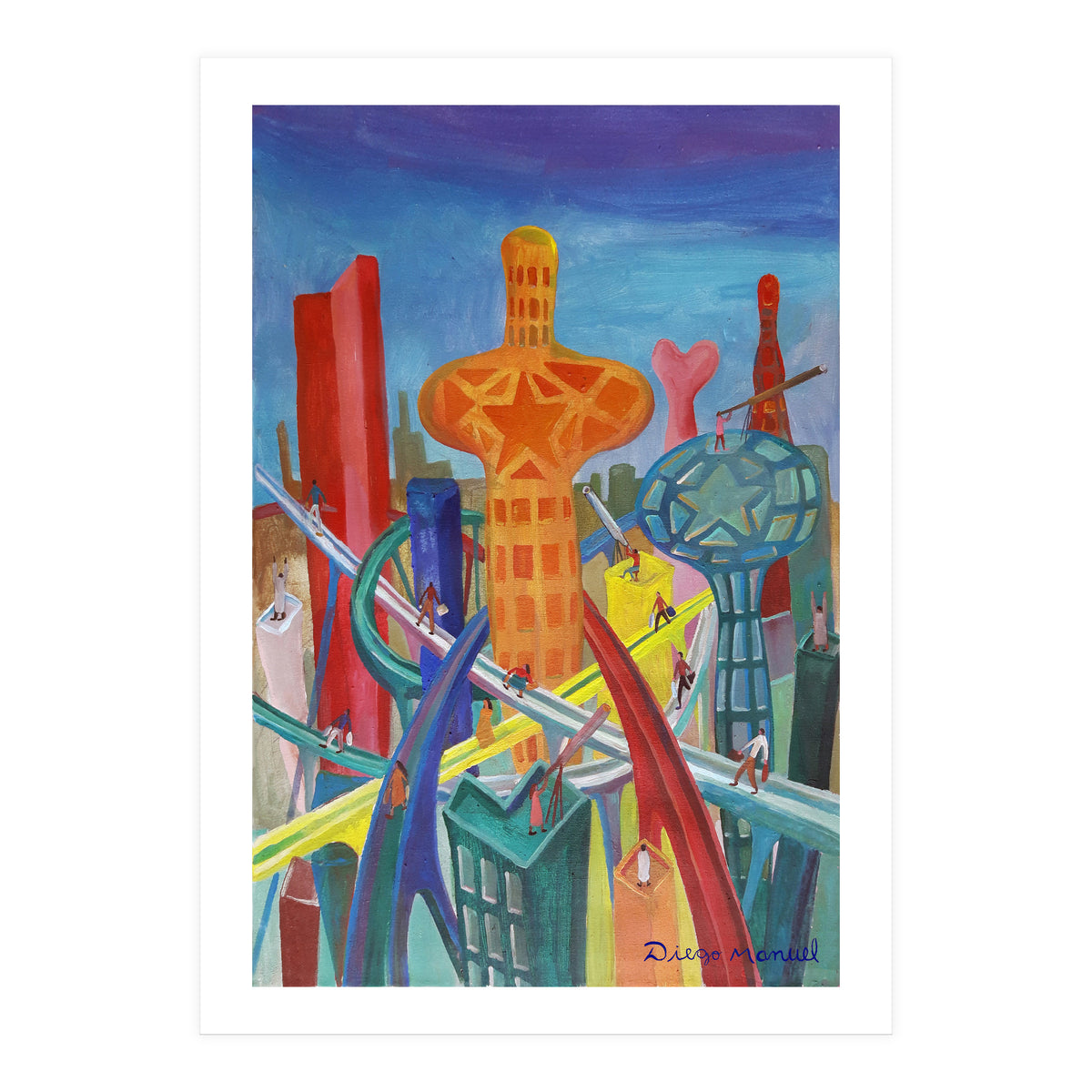 Ciudad Futurista (Print Only)