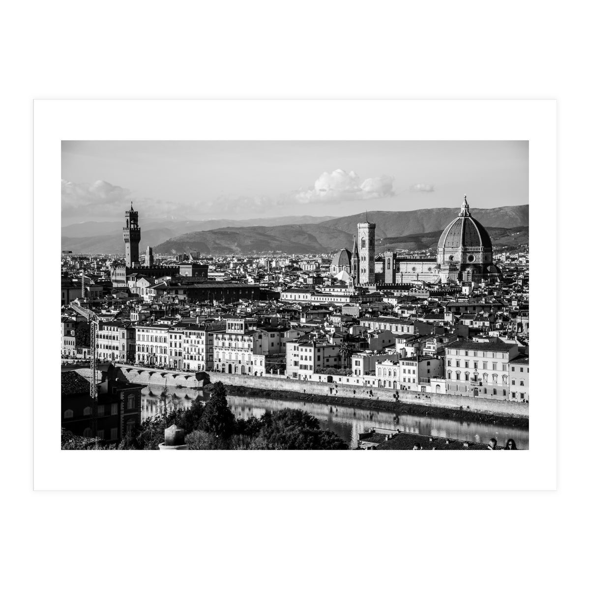 Italy in BW: Firenze 1 (Print Only)