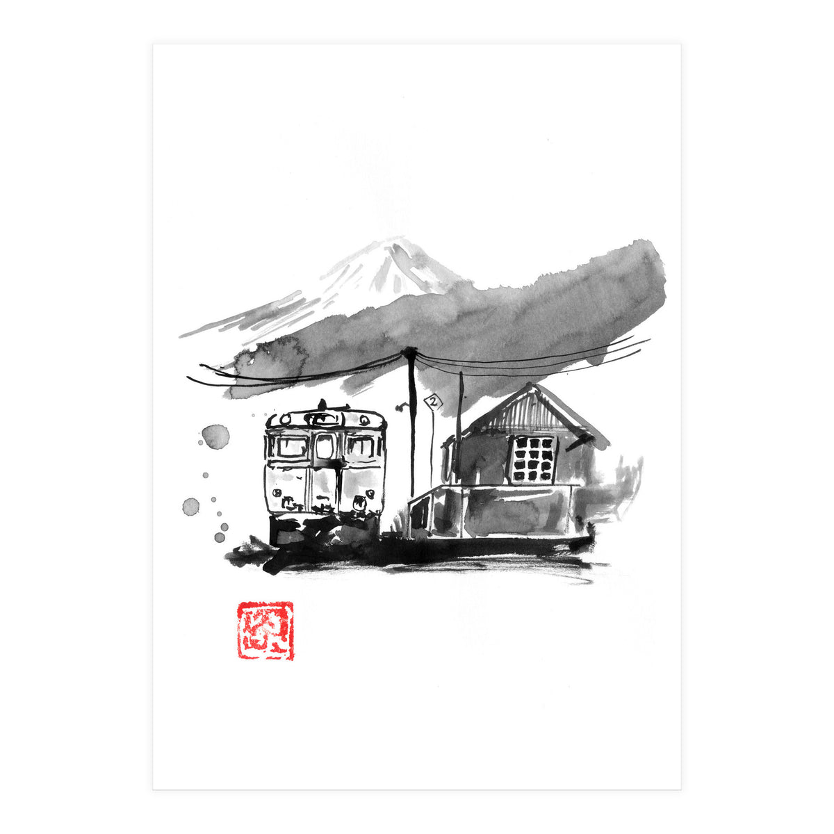 Gare Japonaise (Print Only)