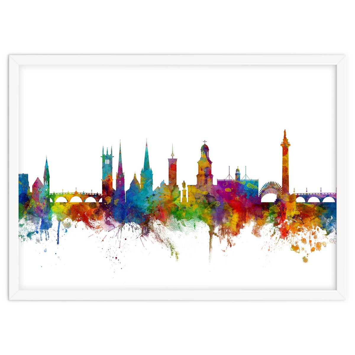 Shrewsbury England Skyline