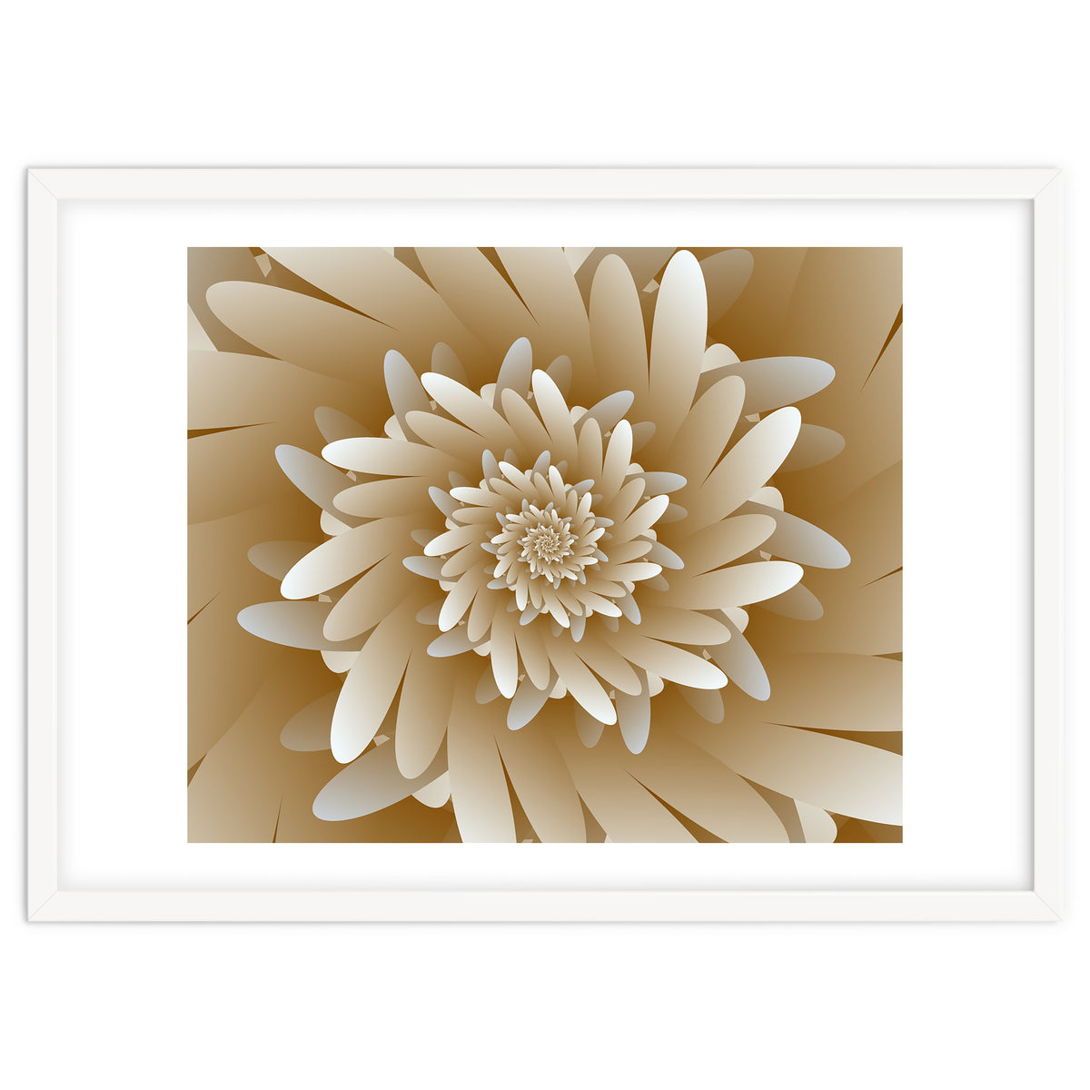 Abstract Digital Floral ART