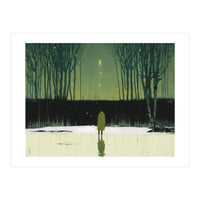 Eerie Woods Landscape (Print Only)