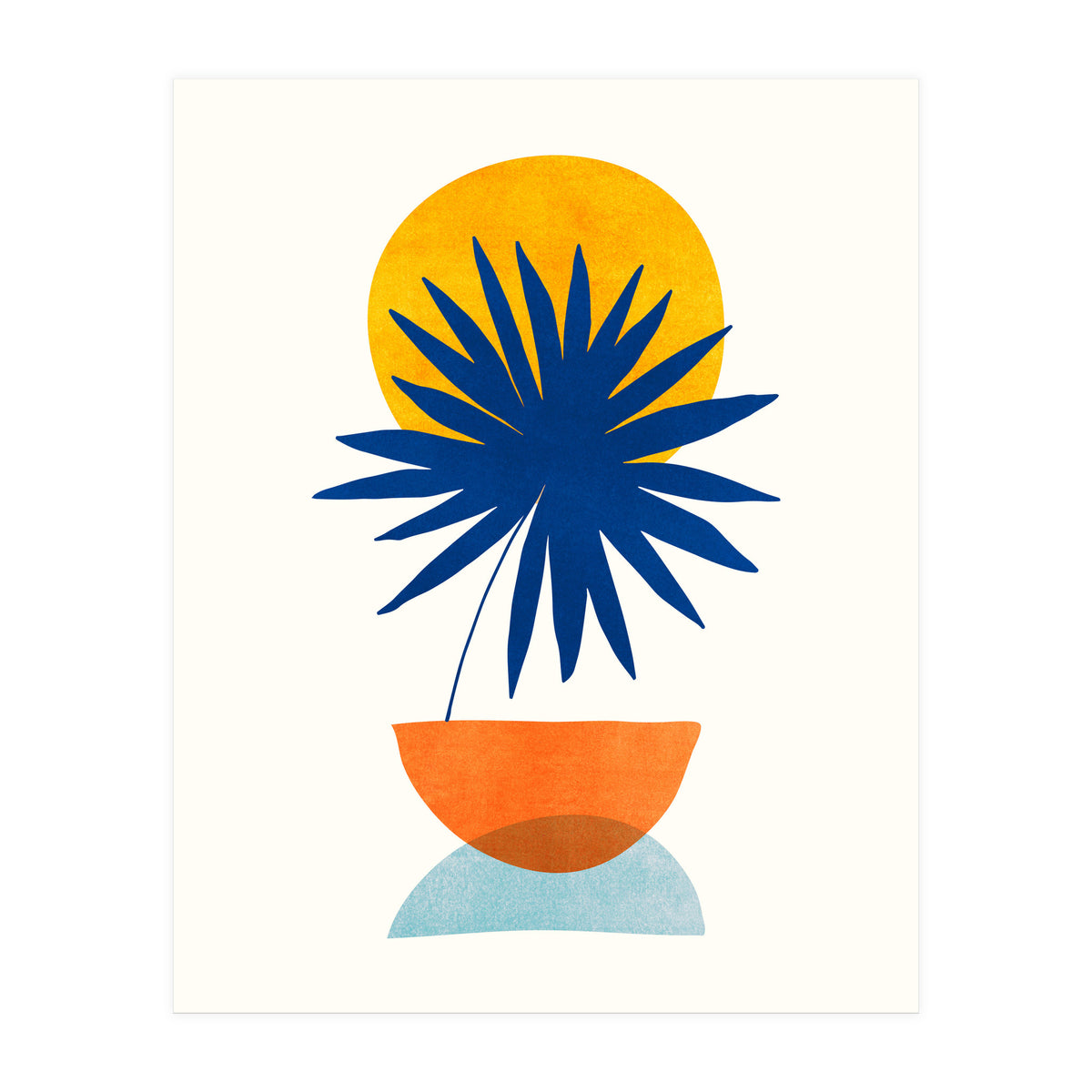 Mid Century Tropical Sunset (Print Only)