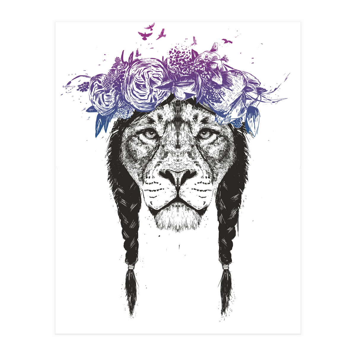 King Of Lion (Print Only)