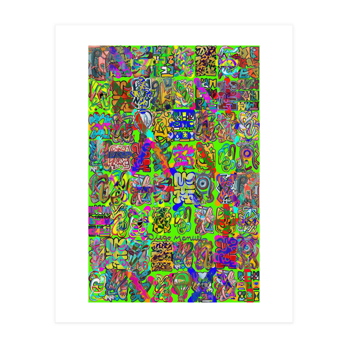 Graffitis 2021 Tapiz 103 (Print Only)