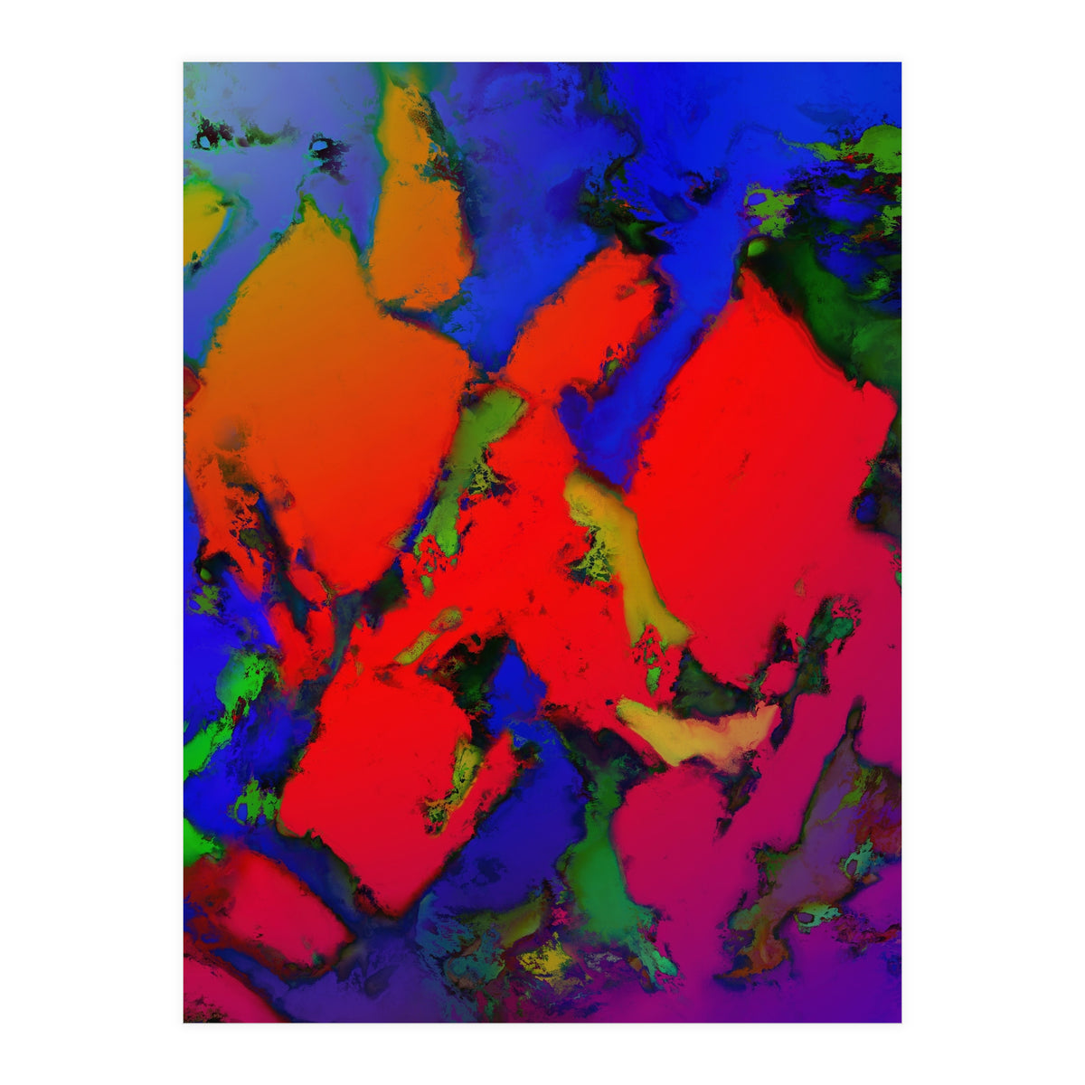 Alligator Red Glow (Print Only)