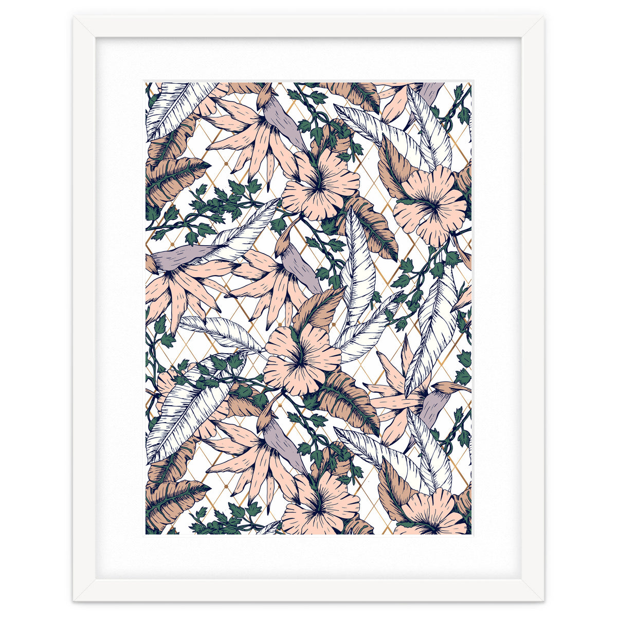 Exotic flowering and pattern geometric