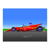 Pole Position Racecar Homage (Print Only) thumbnail