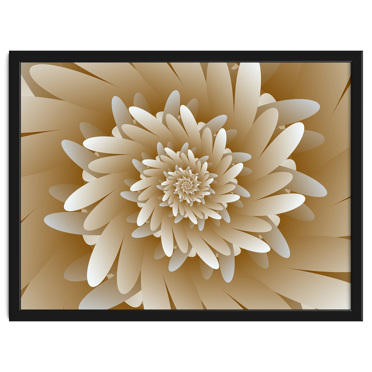 Abstract Digital Floral ART