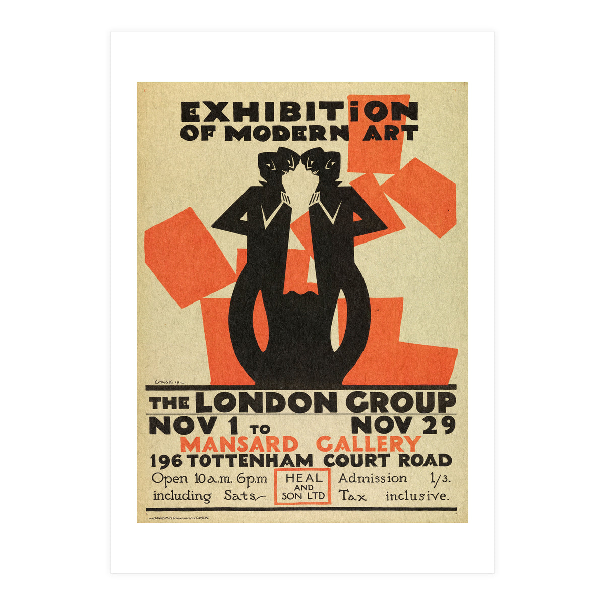 The London Group, Modern Art Exhibition (Print Only)