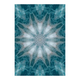 Mandala - Green, White, Rose (Print Only) thumbnail