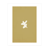 Olive green Matisse inspired shape (Print Only) thumbnail