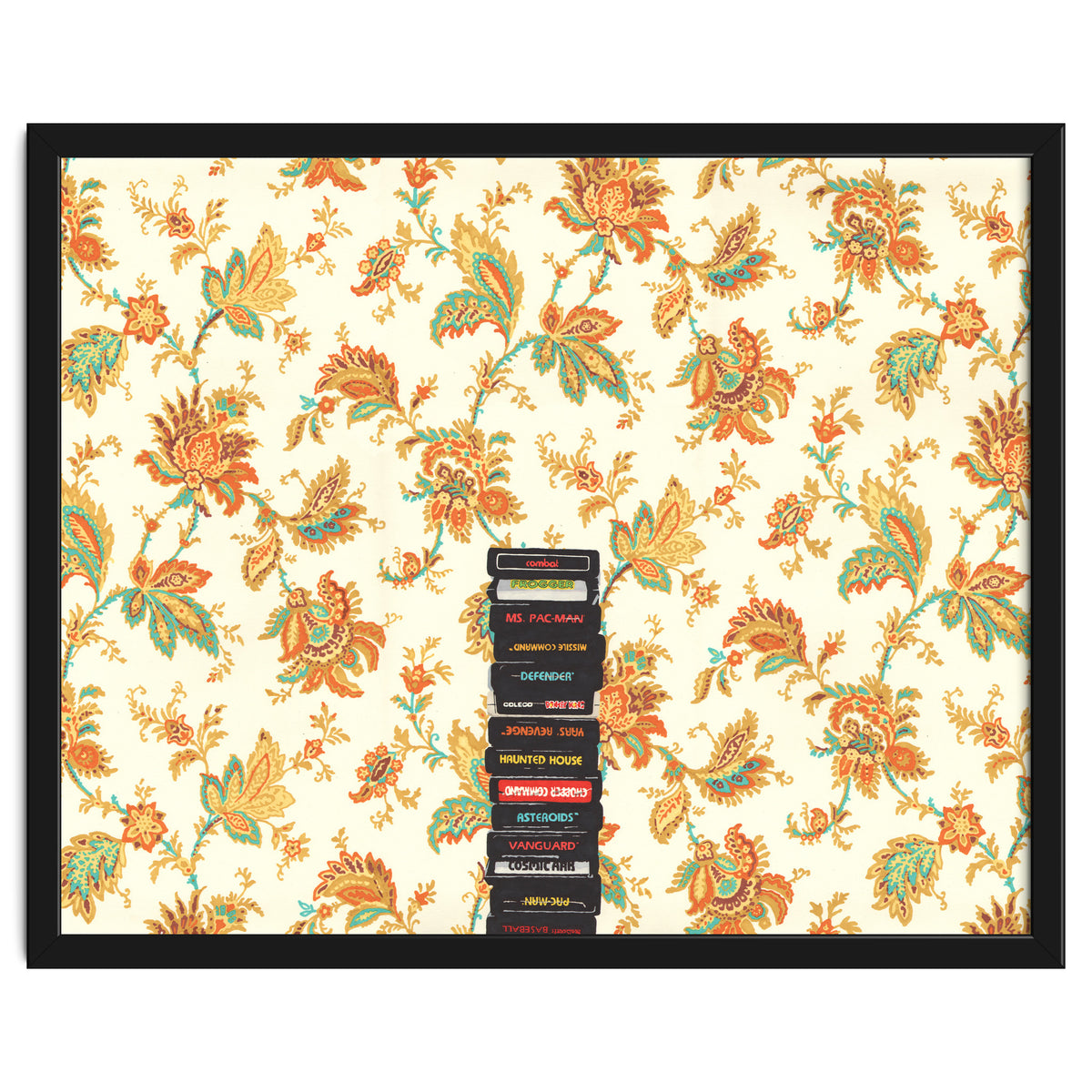 Atari & Flower Wallpaper