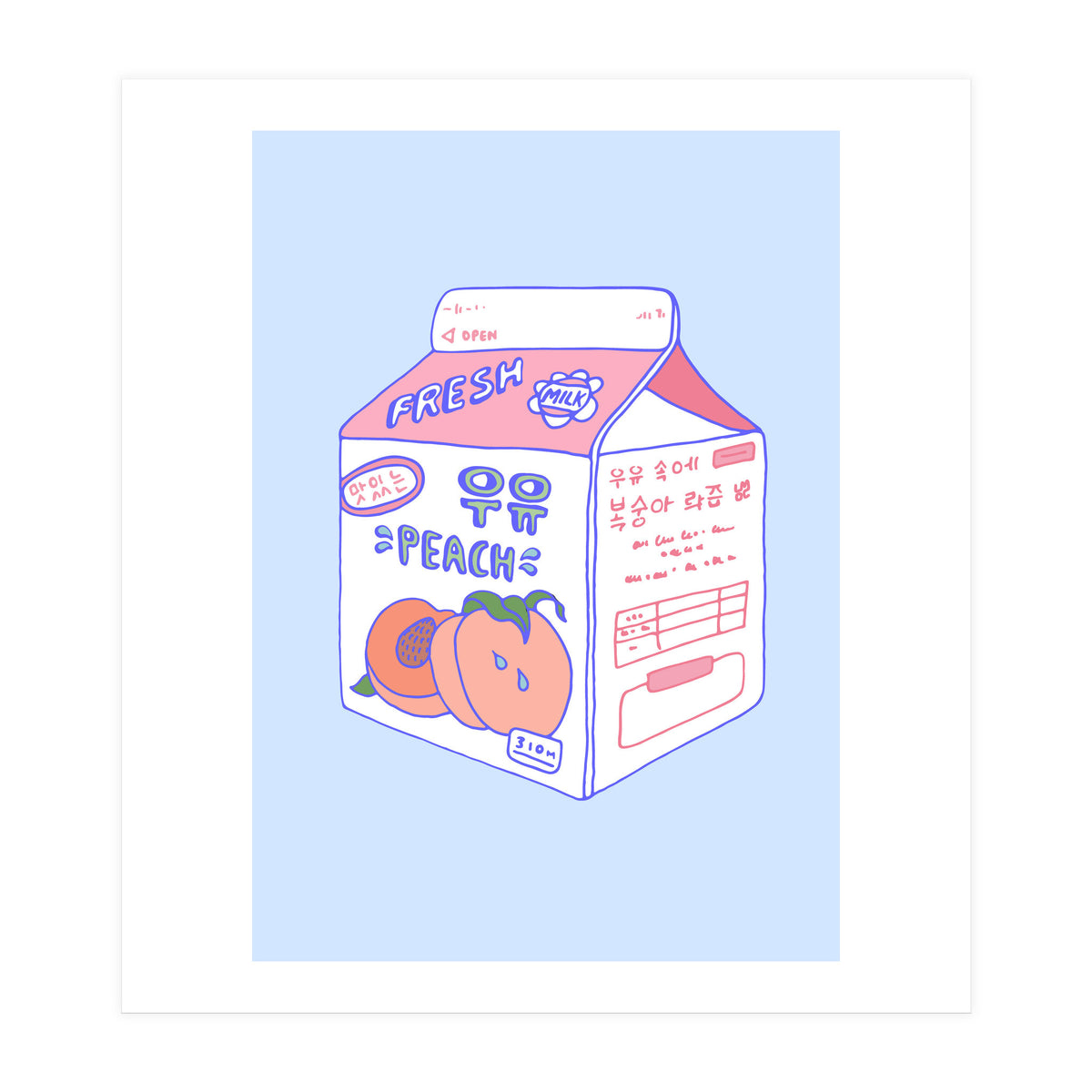 Peach Milk (Print Only)