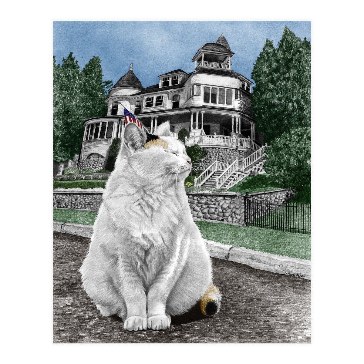 Mackinac Island Cat (Print Only)