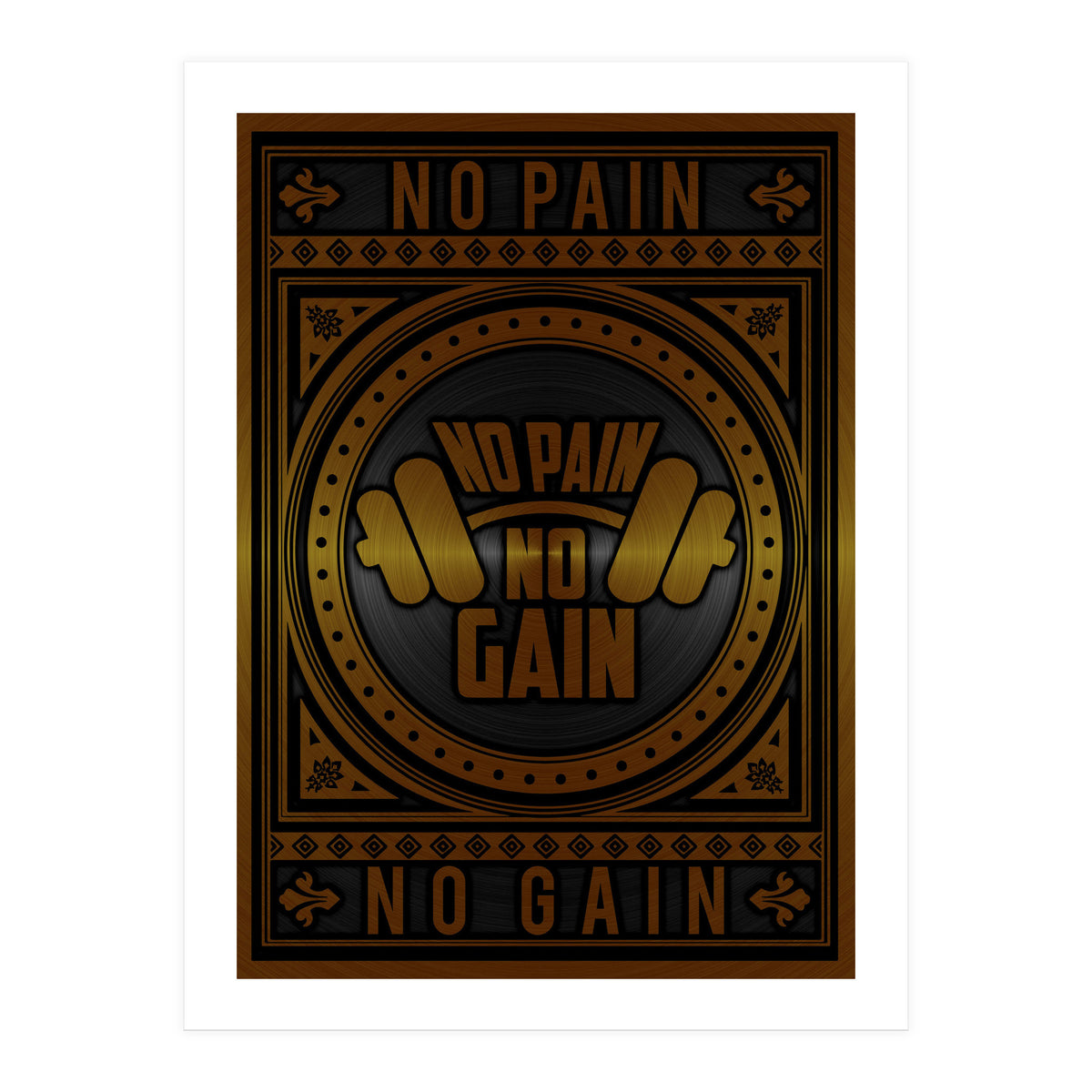 No Pain No Gain (Print Only)