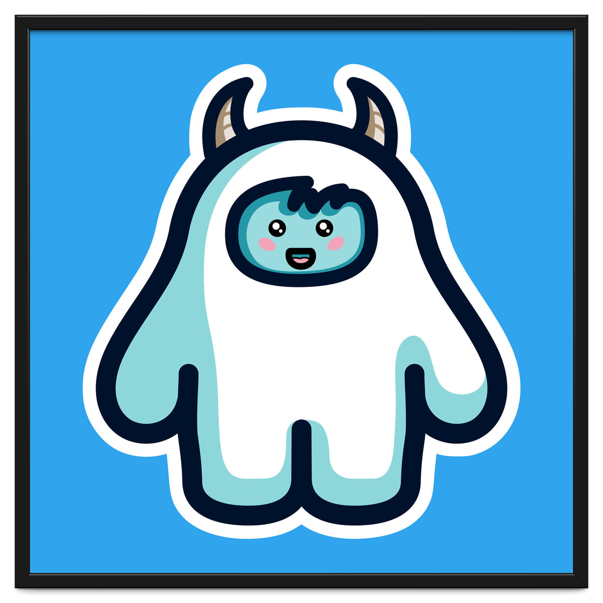 Kawaii Cute Abominable Snowman Yeti
