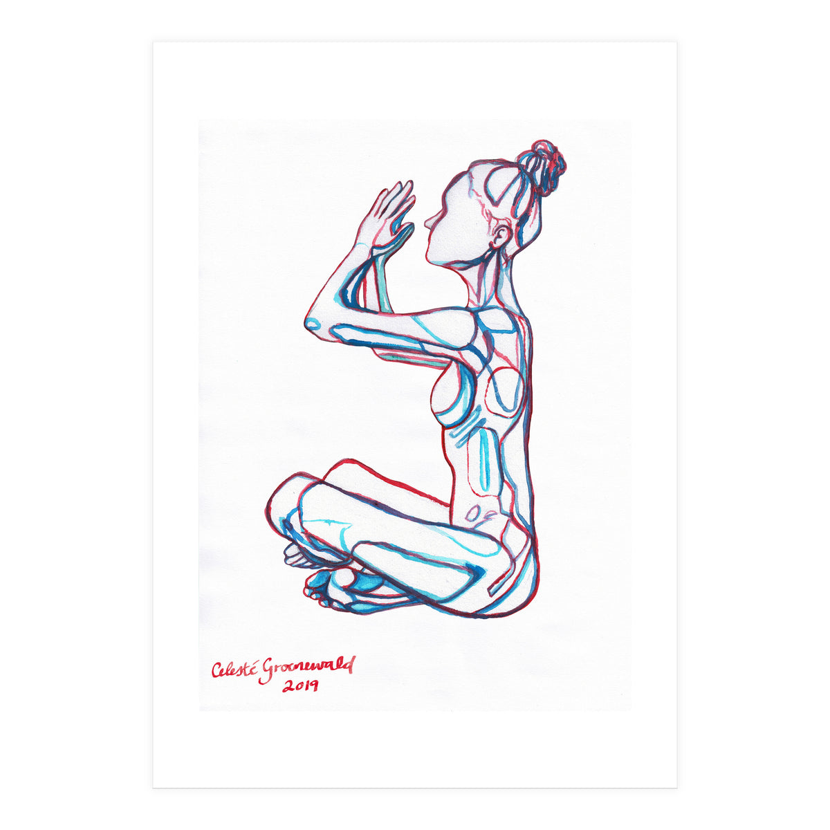 Sukhasana (Print Only)