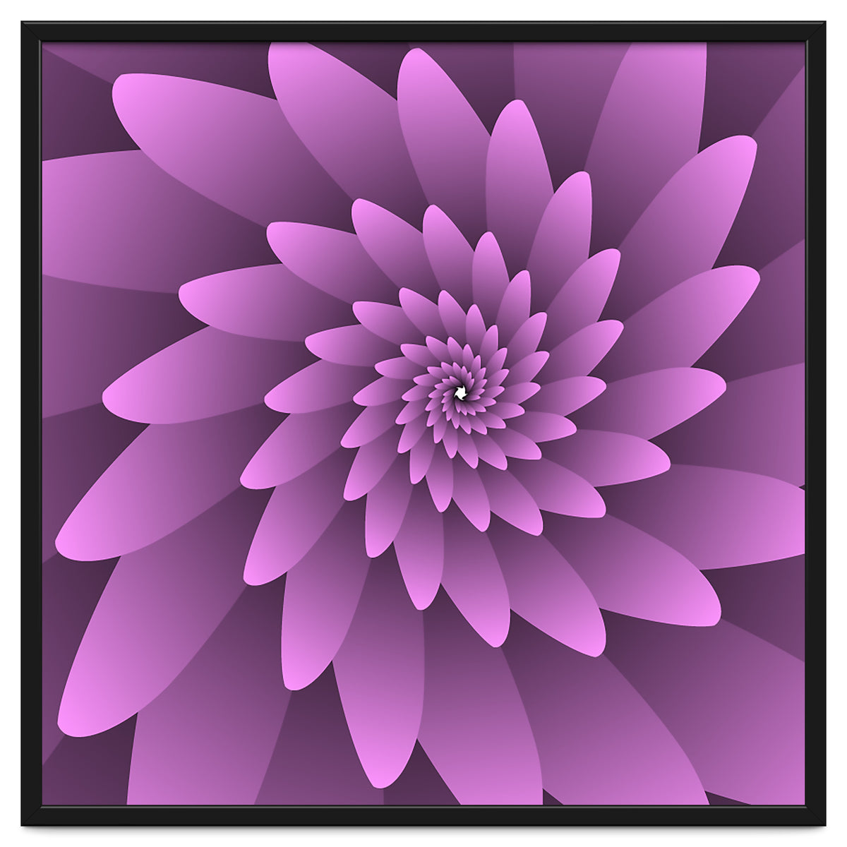 3 D Floral Modern Pink Art