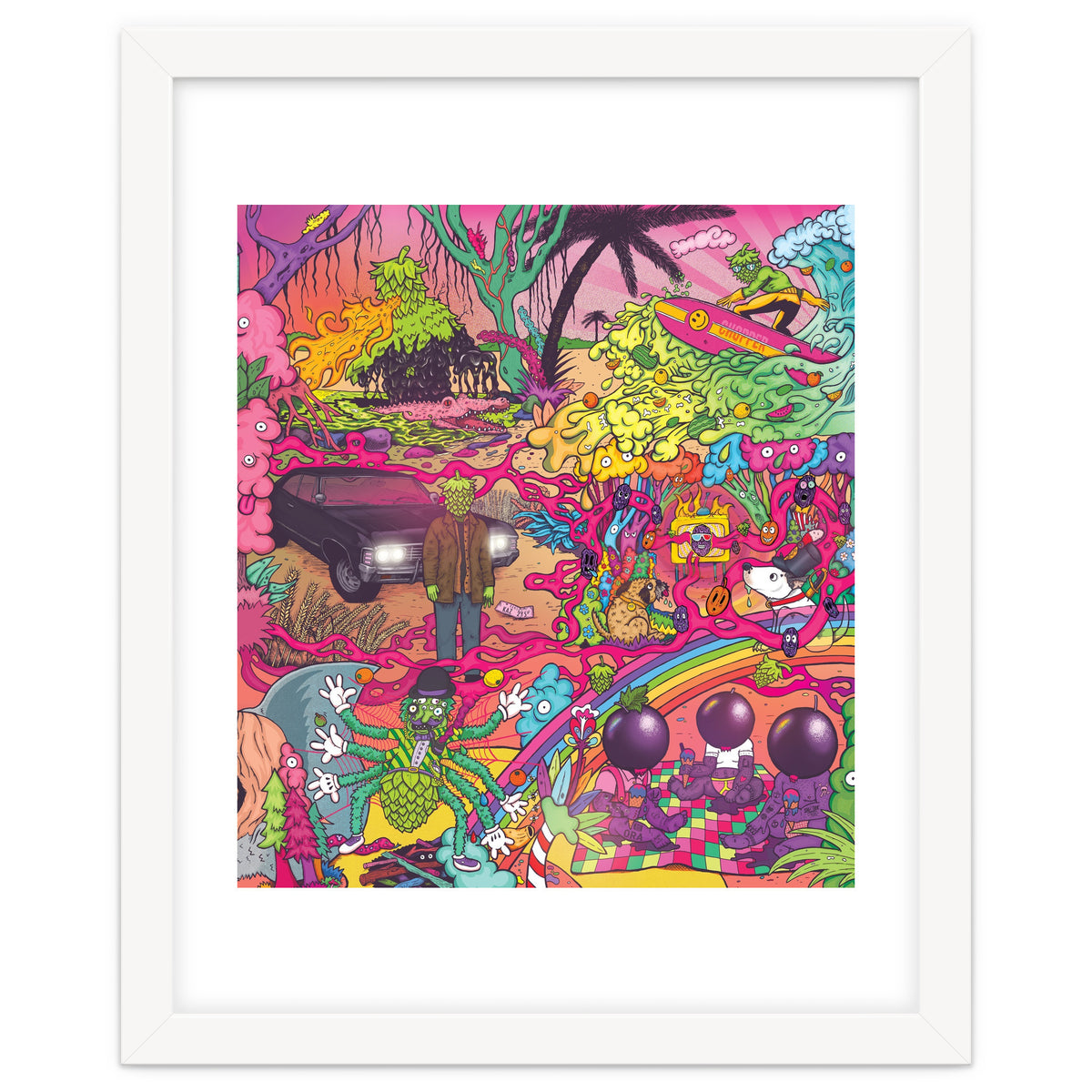 ABBEYDALE BREWERY COLLAB SERIES #2 FULL ILLUSTRATION - THORNBRIDGE, WILDE CHILD, RIDGESIDE, TORRSIDE, BOX SOCIAL, ORA BREWING