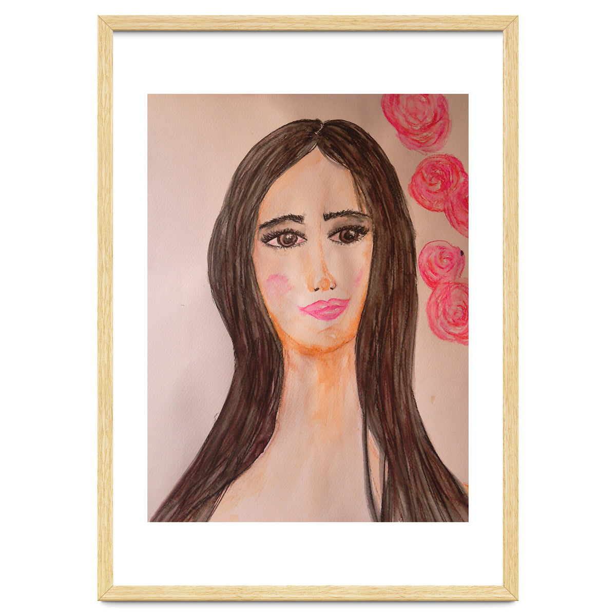 A Brunette With Sad Eyes