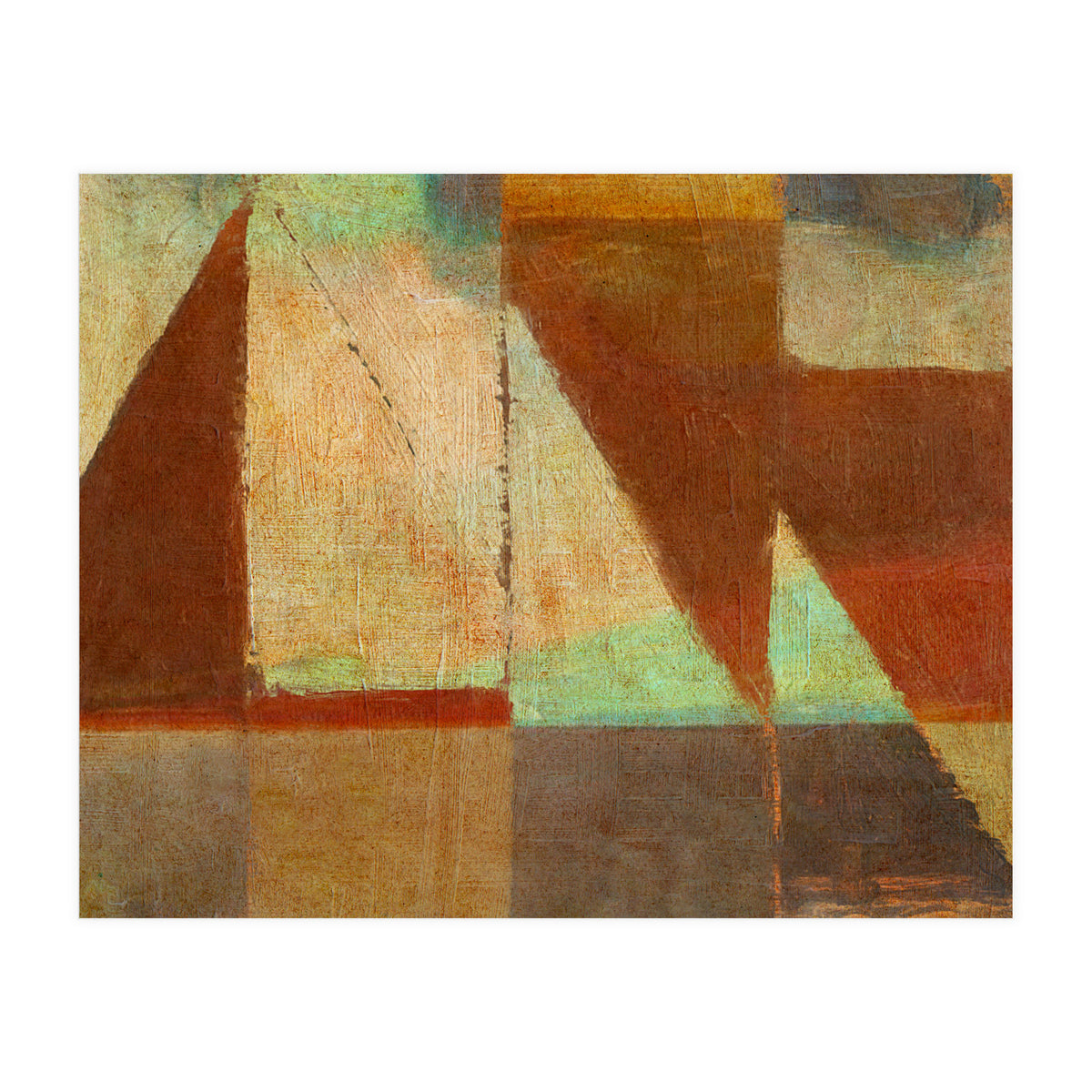 Tramonto Nel Porto (Print Only)