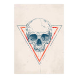 Skull In Triangles Ii (Print Only) thumbnail